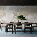 World Map Cities - Lucille Mural Wallpaper - room preview 02
