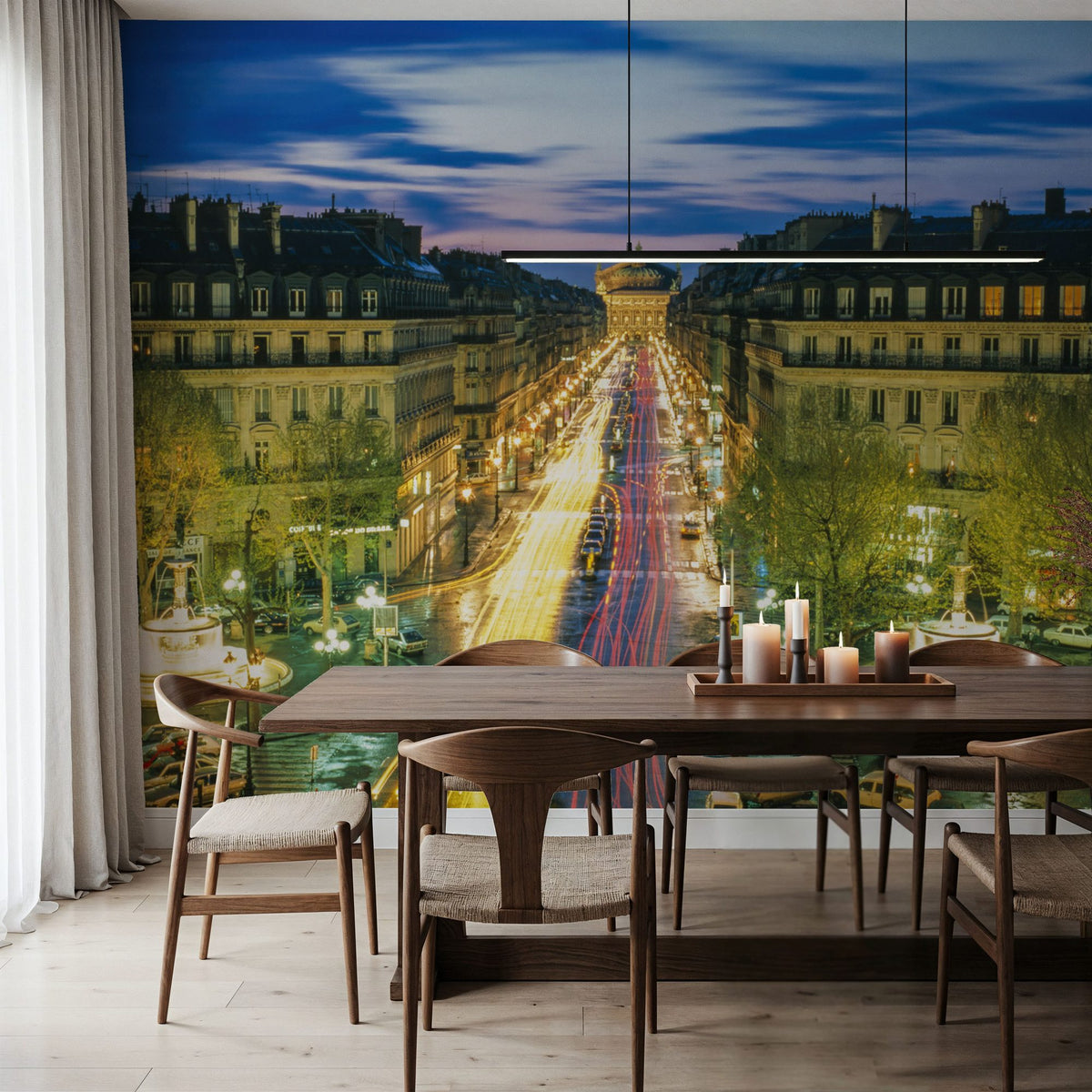 Twilight Boulevard Mural Wallpaper - room preview 02