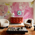 Spring Abstracts Florals II Mural Wallpaper - room preview 02
