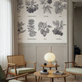 Map of Berries Mural Wallpaper - room preview 02
