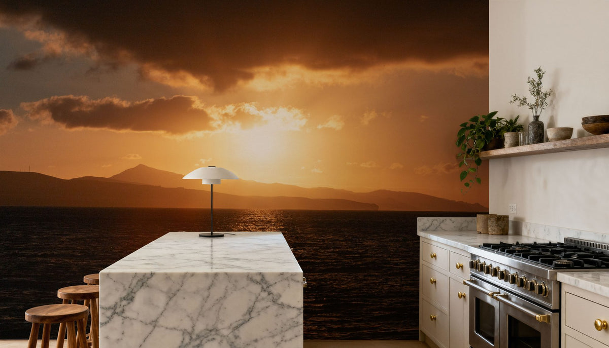 Fuerteventura Sunset Mural Wallpaper - room preview 02