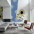 Boots with Sunflowers Mural Wallpaper - room preview 02