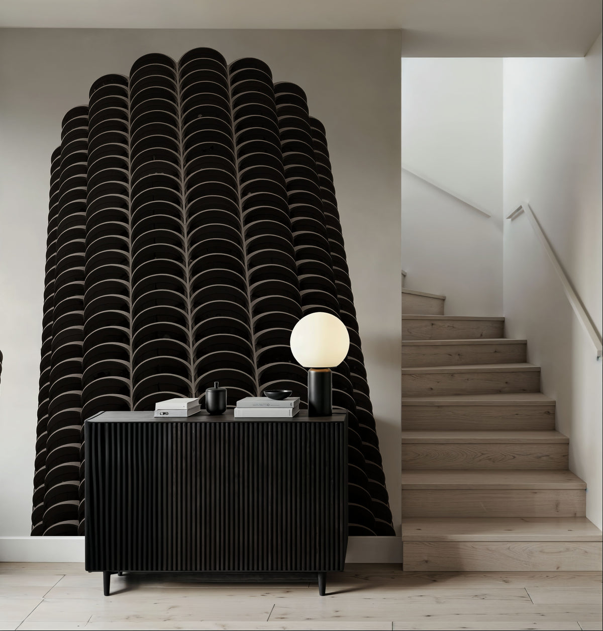Chicago Skyline Marina City II Mural Wallpaper - room preview 02