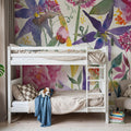 June Flowers Mural Wallpaper - room preview 02