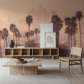 LA Palm Trees Mural Wallpaper - room preview 02