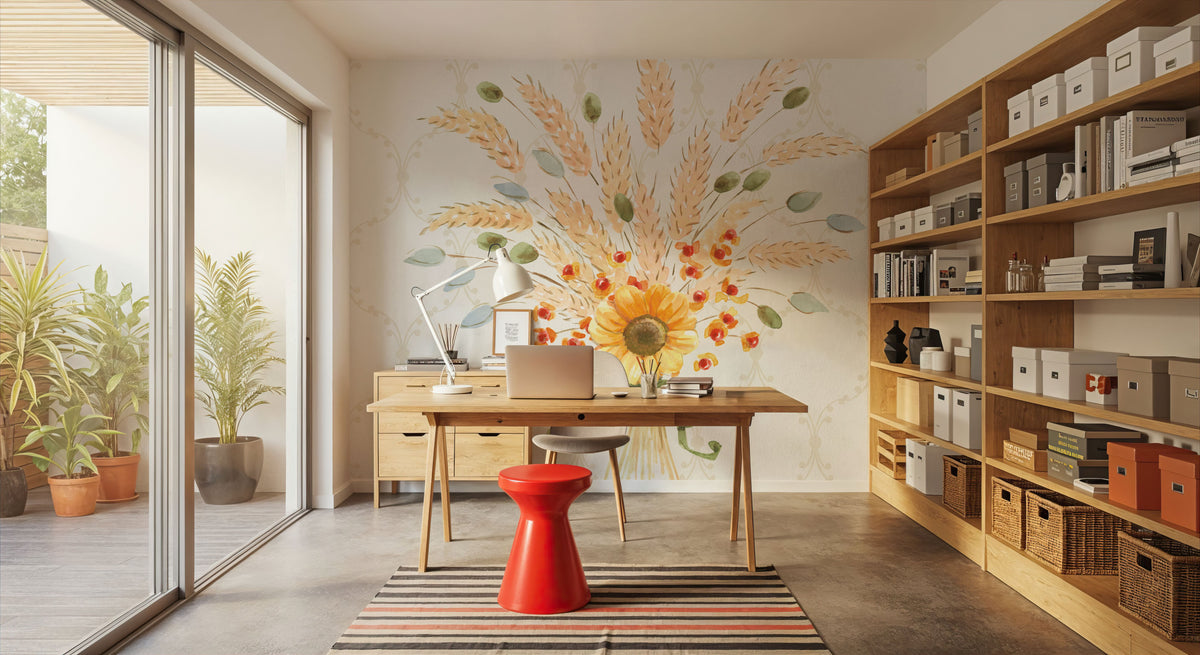 Harvest Wishes II Mural Wallpaper - room preview 02