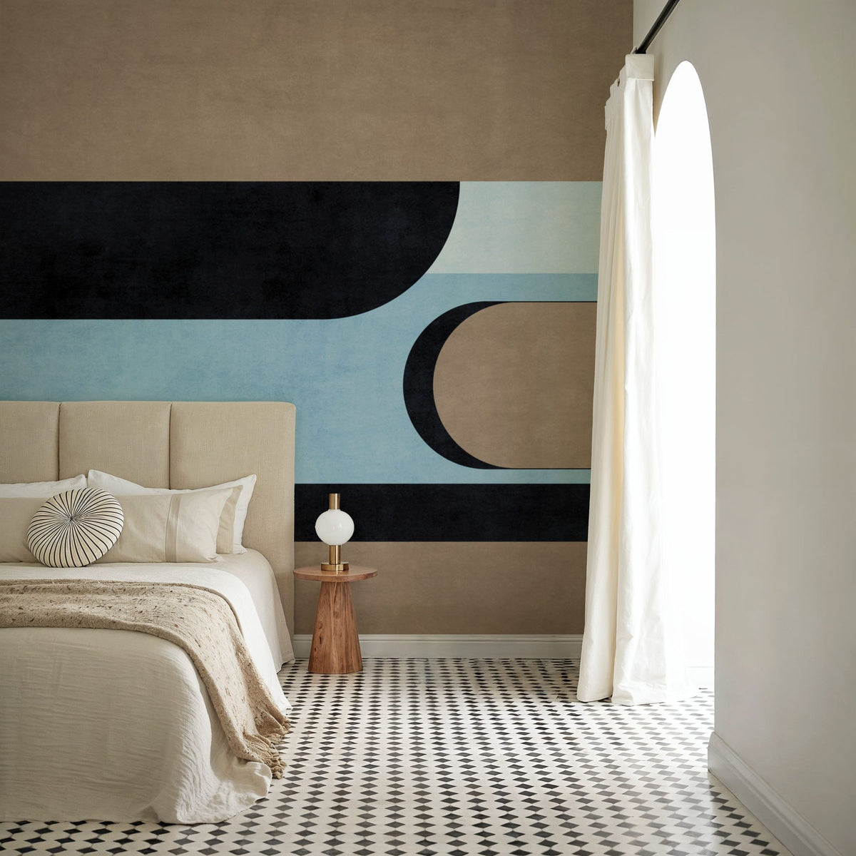 Modern Elements, Sand & Sky Mural Wallpaper - room preview 02