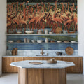 Flamingos Mural Wallpaper - room preview 02