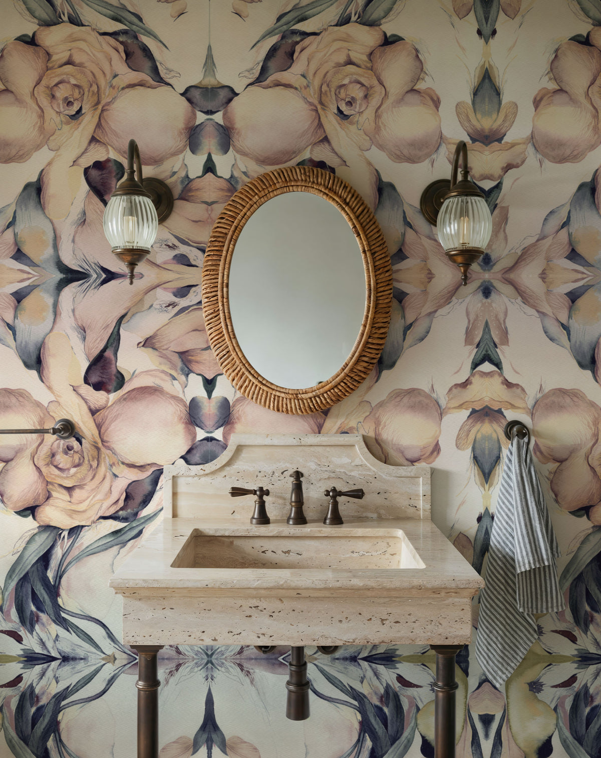 Flower Obsession Mural Wallpaper - room preview 02