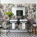 Dahlia Days, Lavender Mural Wallpaper - room preview 02