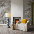 Palm Abode, Stone Mural Wallpaper - room preview 02