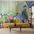 Hydrangea Basket Mural Wallpaper - room preview 02