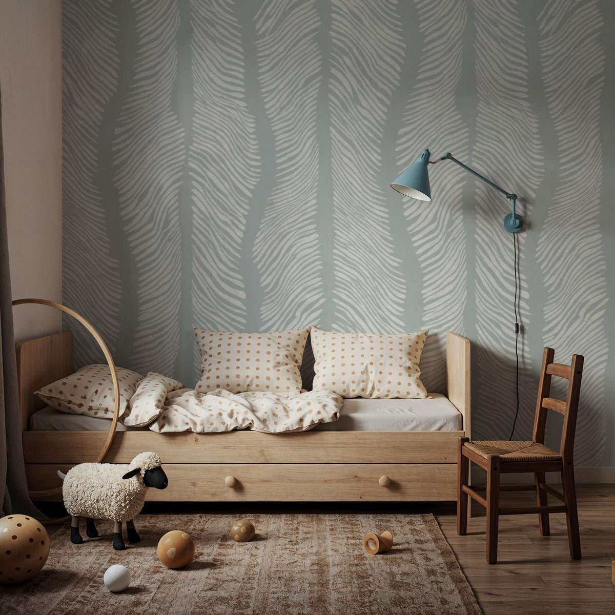 Wild Whisper, Soft Sky Mural Wallpaper - room preview 02