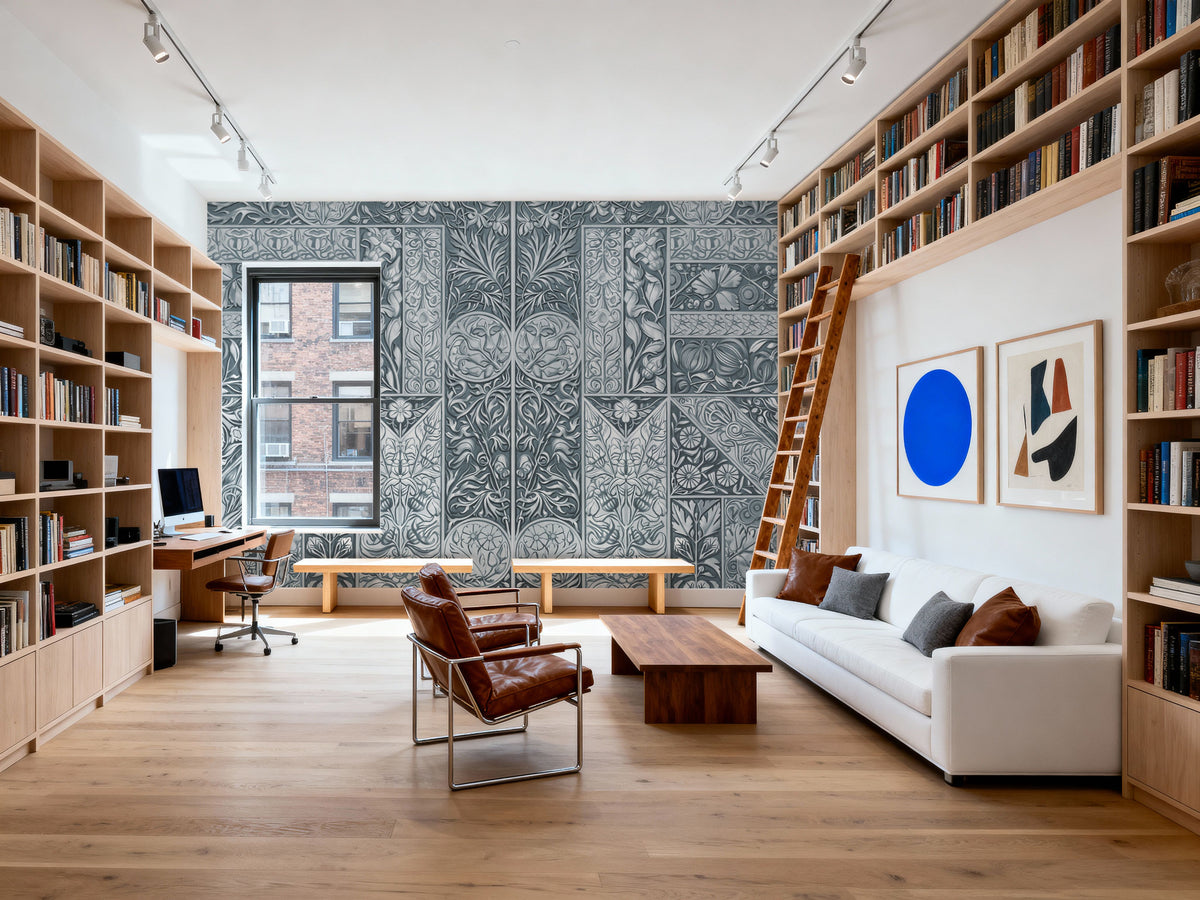 Flower Collection, Dove Mural Wallpaper - room preview 02
