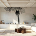 Wonderful Wildflowers VI Neutral Mural Wallpaper - room preview 02