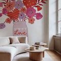 Love You V Mural Wallpaper - room preview 02