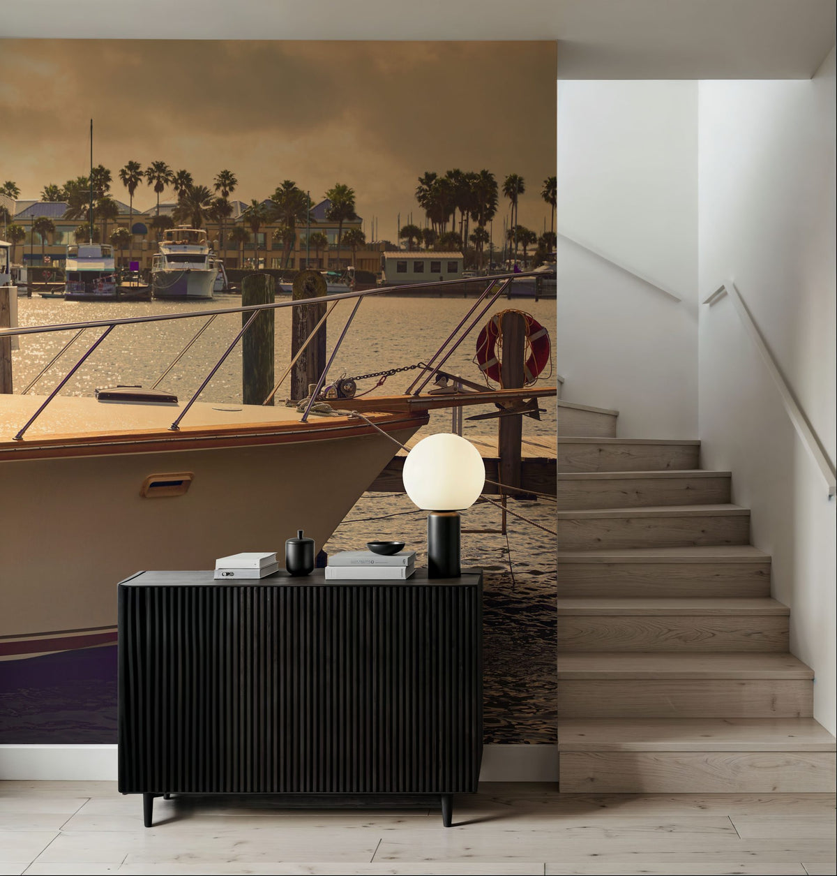 Daytona Beach Mural Wallpaper - room preview 02