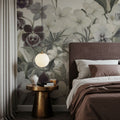 The Tenderness of Orchids, Sage Mural Wallpaper - room preview 02