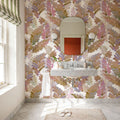 Painted Foliage Mural Wallpaper - room preview 02