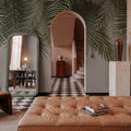 Home Grown Palms Mural Wallpaper - Neutral Tone - room preview 02