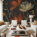 Moonlight Garden I Spice Mural Wallpaper - room preview 02