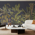 Madagascar Foliage, Violet Mural Wallpaper - room preview 02