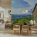 Cliffside Sanctuary Mural Wallpaper - room preview 02