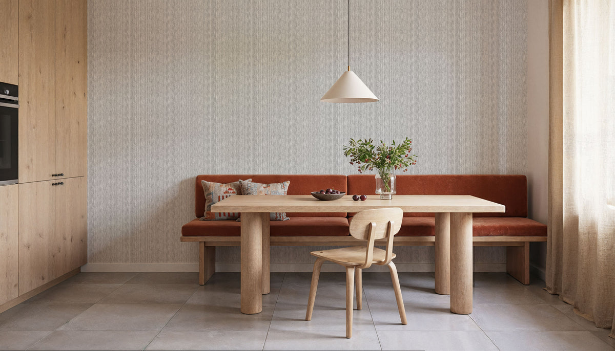 Faux Cloth Texture, Stone Mural Wallpaper - room preview 02