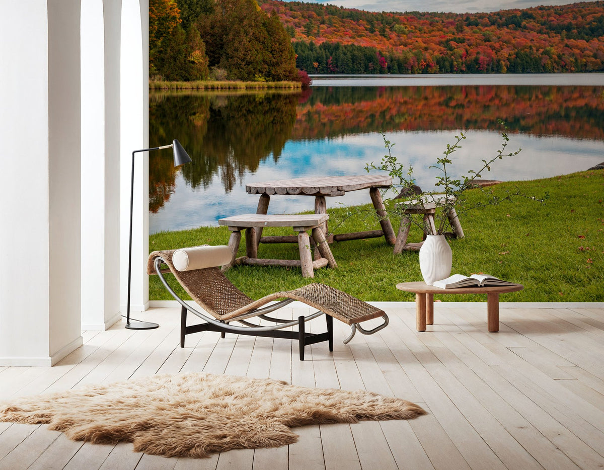 Vermont Fall Mural Wallpaper - room preview 02