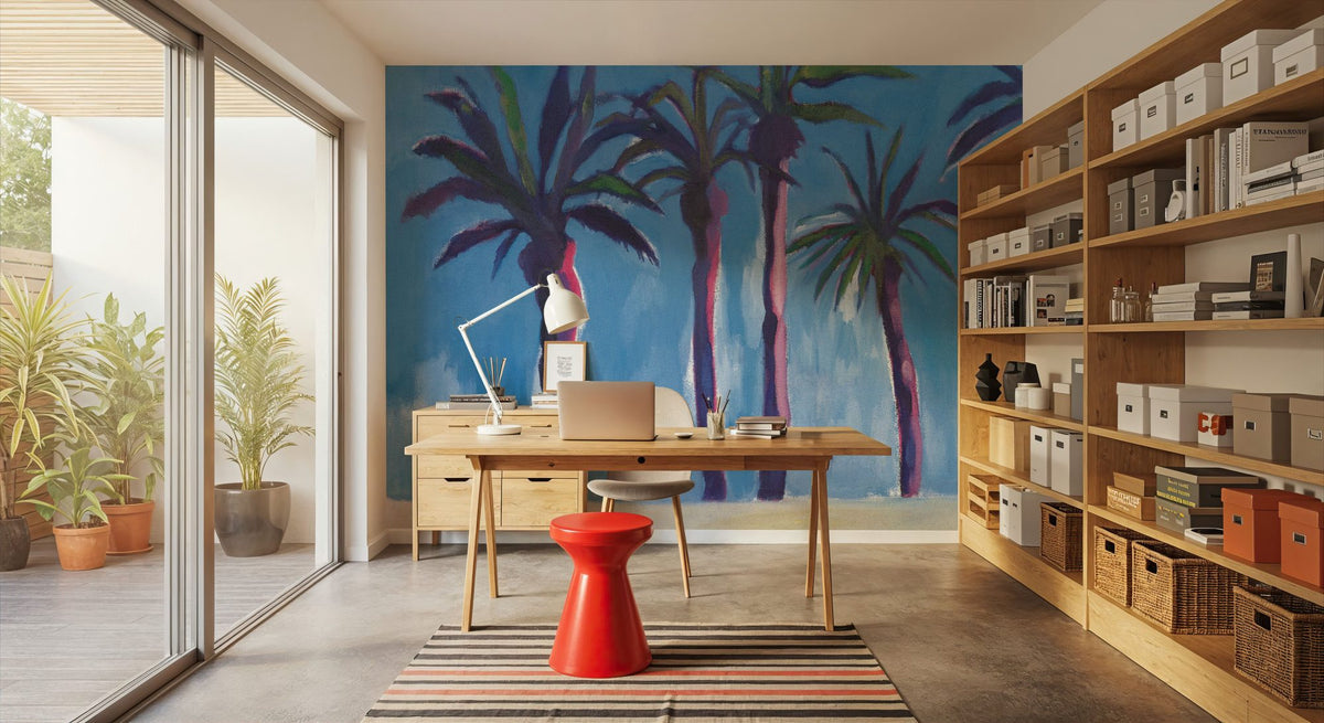 Palm Trees Morocco Mural Wallpaper - room preview 02