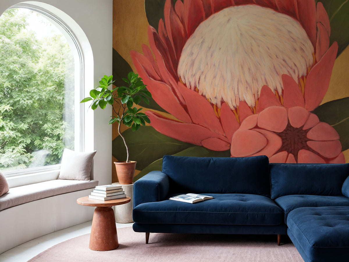 Bloomed Mural Wallpaper - room preview 02