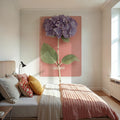 Purple Hydrangea on Book Mural Wallpaper - room preview 02