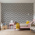 Harlequin Kittens, Shadow Mural Wallpaper - room preview 02