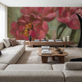 Pink Peonies Mural Wallpaper - room preview 02