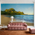 Early Beach Morning Mural Wallpaper - room preview 02