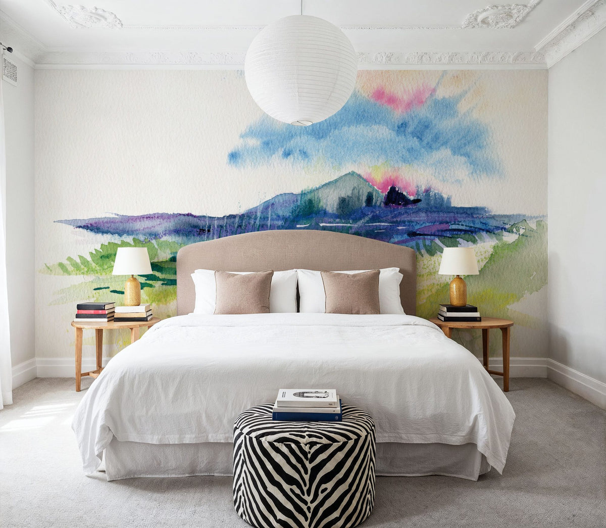 Mountains Majesty Mural Wallpaper - room preview 02