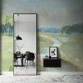 Country Road Olive Green Mural Wallpaper - room preview 02