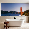 Golden Gate From a Distance Mural Wallpaper - room preview 02
