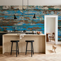 Coastal Weathered Boards Mural Wallpaper - room preview 02