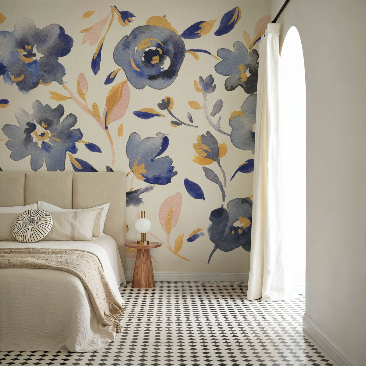 My Flowers in May Mural Wallpaper - room preview 02