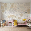 Moonlit Sky, Cream Mural Wallpaper - room preview 02