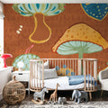 Harvest Whimsy IV Mural Wallpaper - room preview 02