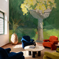 Urn of Flowers Mural Wallpaper - room preview 02