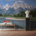 Mountain River Expedition Mural Wallpaper - room preview 02