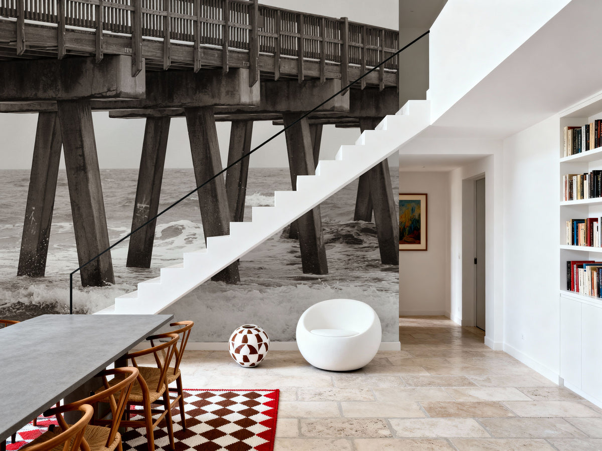 Pier Angles II Mural Wallpaper - room preview 02