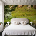 Purple Wildflower Canyon Mural Wallpaper - room preview 02