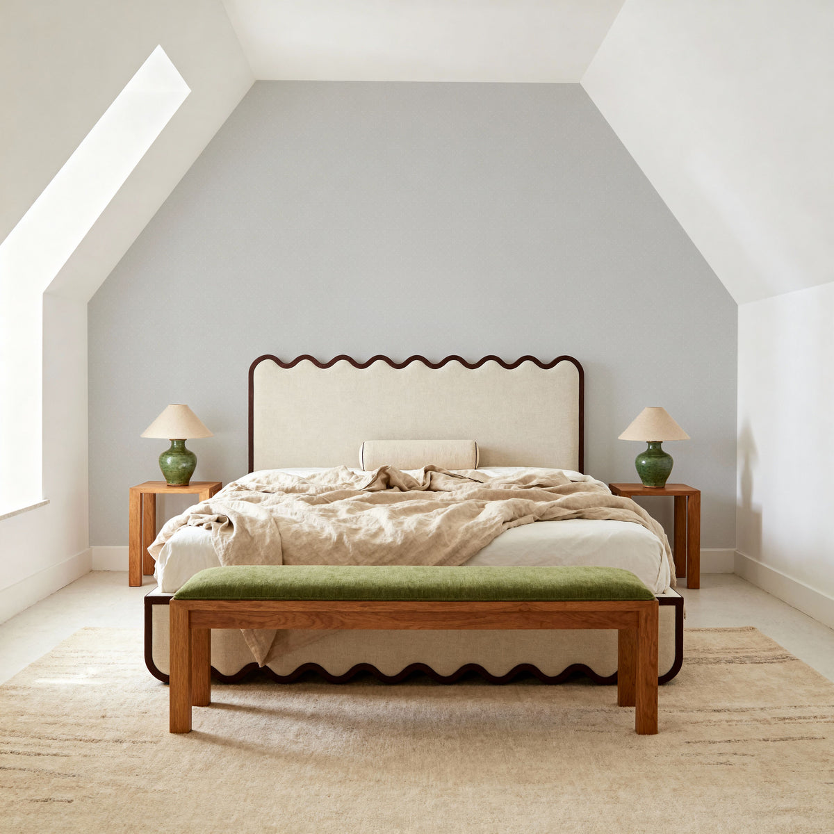 Zelij Fine Pattern Mural Wallpaper - room preview 02