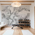 World Map Cities - Louiss Mural Wallpaper - room preview 02