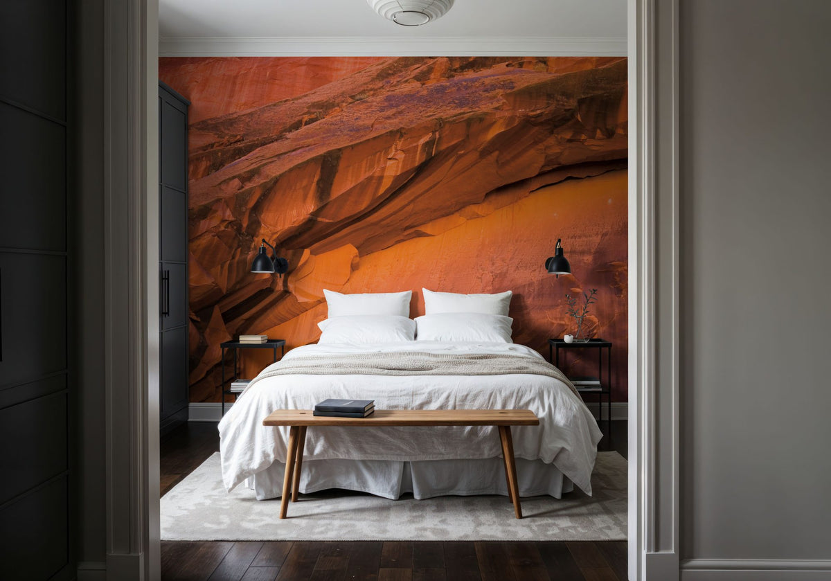 Neon Canyon Mural Wallpaper - room preview 02