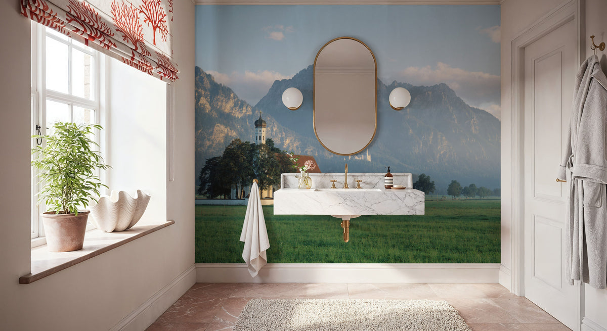 Alpine Sanctuary Mural Wallpaper - room preview 02